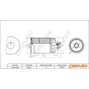 Palivový filtr Palivový filtr Dr!ve+ DP1110.13.0024
