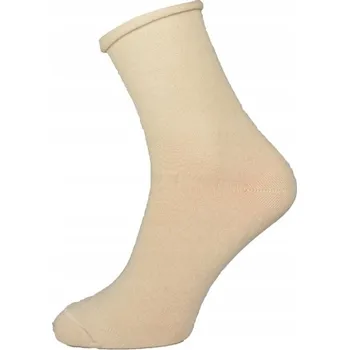 Ponožky dámské bez lemu béžové 35-38 - doprava zdarma od 2 000 Kč