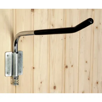 Věšák na sedlo a uzdečku Držák sedla otočný trubkový černý - doprava zdarma od 2 000 Kč