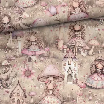 Úplet Dračí království (E) (Hebké bavlněné úplety s elastanem )