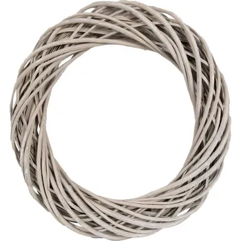 Věnec Béžový ratanový věnec Jilt – 50 cm