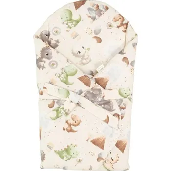 Cestování Tomi Růžek molitan tisk dino béžový