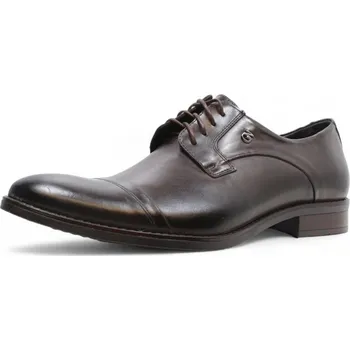 Pánské polobotky PÁNSKÉ POLOBOTKY NIK 04-0279-008 HNĚDÁ Barva: HNĚDÁ, Velikost: 45