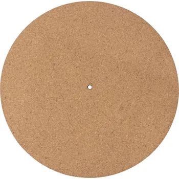Příslušenství pro gramofon Muziker Genuine Leather & Cork LP Slip Mat Slipmat