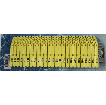 Značení hospodářského zvířete Ušní značka OVITAG 101-200 žlutá - doprava zdarma od 2 000 Kč