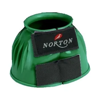 Vybavení pro koně Gumový zvon Crazy se zapínáním na suchý zip pár zelený M - doprava zdarma od 2 000 Kč