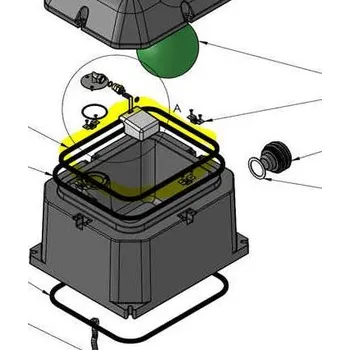 napáječka pro hospodářská zvířata Těsnění víka napáječky UNO - doprava zdarma od 2 000 Kč