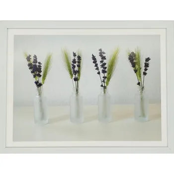 Obraz Bondecor Obraz v rámu "Zátiší s levandulí" - 43x33cm