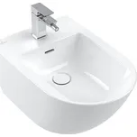 Villeroy & Boch Subway 3.0 závěsný bidet 37,5x56 cm, otvor pro baterii, s přepadem, bílá Alpin
