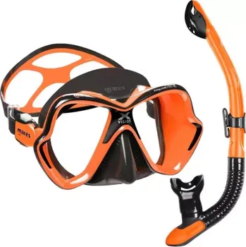 Potápěčská maska Mares Potápěčský a šnorchlovací set X-VISION ULTRA LIQUIDSKIN + ERGO DRY černá/oranžová CLORKORK