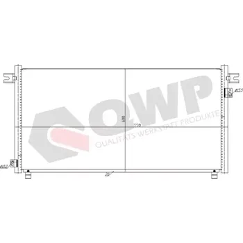 Výparník klimatizace QWP Kondenzátor klimatizace QWP WAC435