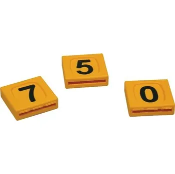 Chov hospodářského zvířete Blok plastový pro skot KLASIK žlutý s číslem 7 - doprava zdarma od 2 000 Kč