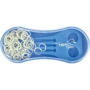 Kosmetika pro koně Kartáč HIPPO TONIC s gumičkami do hřívy modrý - doprava zdarma od 2 000 Kč