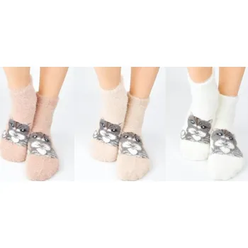 Ponožky dětské nadýchané KOČKY 31-34 - doprava zdarma od 2 000 Kč