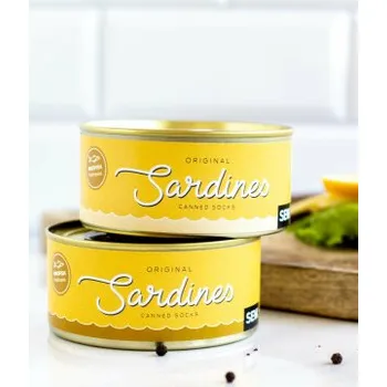 Dámské ponožky Ponožky Sardinky v konzervě (dámské vel. 35-40)