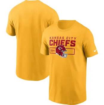 Pánské tričko Pánská tričko Kansas City Chiefs NFL Nike SS Helmet Essential Tee Velikost: 3XL