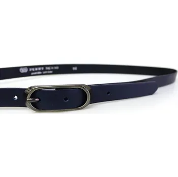 Módní doplněk PENNY BELTS Kožený opasek 20-175-56 modrý - 80 cm
