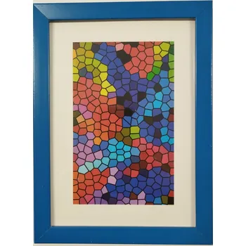 Rám na obraz Fotorám plastový PLF 1611 - modrý Velikost: 15x21