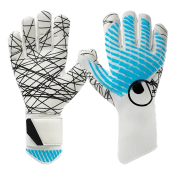 Brankářské rukavice Uhlsport FM Cybertec Ultragrip HN bílá/modrá UK 9,5