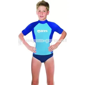 Neoprenové oblečení Mares Aquazone Tričko RASH GUARD JUNIOR DLOUHÝ RUKÁV KLUK 1 / XS