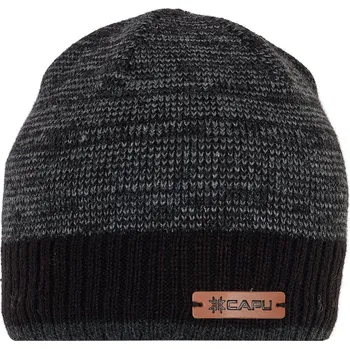 Čepice Capu 4058G M - šedá/černá UNI čepice