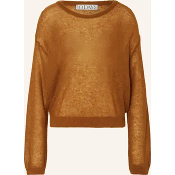 Dámský svetr 10days Dámský Svetr S Alpakou, koňaková, 38