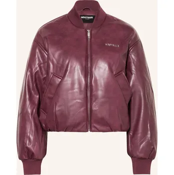 Wrstbhvr Dámská Bunda Hega v2 V Koženém Vzhledu, tmavě...