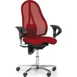 Topstar Zdravotní balanční kancelářská židle EXETER NET, červená 1007277