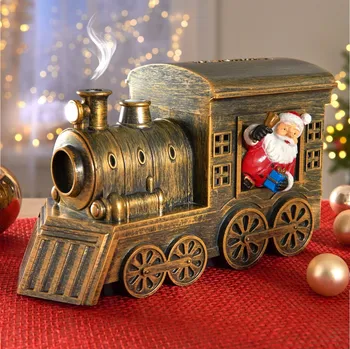 Vánoční dekorace LED parní lokomotiva