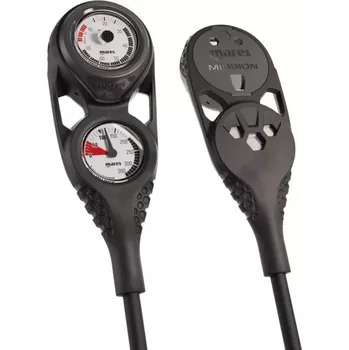 Tlakoměr Mares Konzola tlakoměr + hloubkoměr MISSSION 2 černá BK7
