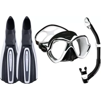 Potápěčská maska Mares Potápěčský a šnorchlovací set X-VISION ULTRA + AVANTI HC PRO + REBEL DRY 36-37 bílá / černá WHBK
