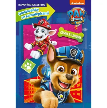 omalovánky Tlapková patrola - Omalovánky k filmu se samolepkami