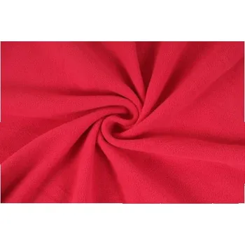 Fleece, micropolar světle červená, látky, metráž