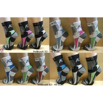 Ponožky sportovní PONDY Triatlon bílé 39-41 - doprava zdarma od 2 000 Kč