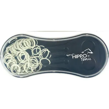 Kosmetika pro koně Kartáč HIPPO TONIC s gumičkami do hřívy černý - doprava zdarma od 2 000 Kč