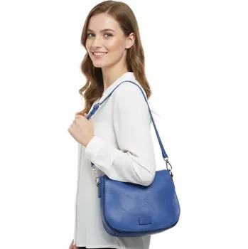 Kabelka Dámská modrá lovecká kabelka Pelletteria Beta crossbody i na rameno N1448