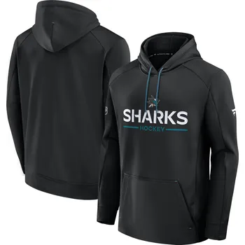 Pánská mikina Fanatics Pánská mikina San Jose Sharks NHL Authentic Pro Rink Poly Fleece POH Velikost: XL