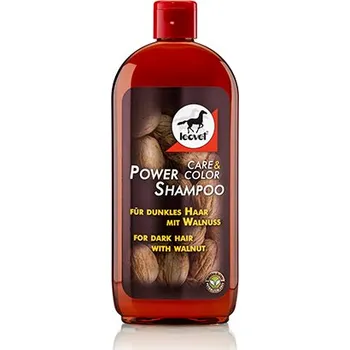 Kosmetika pro koně ŠAMPON S VLAŠSKÝM OŘECHEM LEOVET pro tmavé koně 500 ml - doprava zdarma od 2 000 Kč