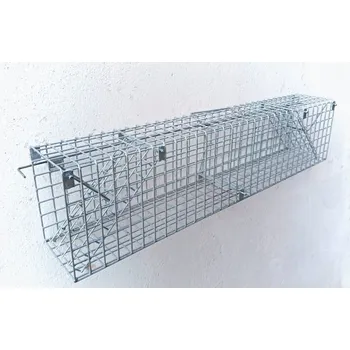 Hubení hlodavce Past kuna, 2 dvířka, průchozí 100x21x16cm - doprava zdarma od 2 000 Kč