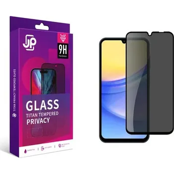 JP Titan Privacy extra odolné tvrzené sklo, Samsung Galaxy A16, černé