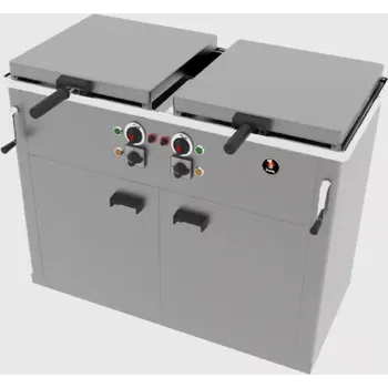 Sporák Jemi N-54/2 GP vodní fritéza skříňová s ručním zvedacím systémem