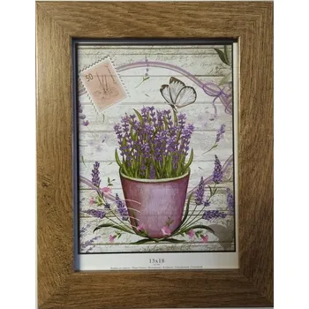 Rám na obraz Bondecor Fotorám MDF - imitace dřeva Barva: Dřevo, Velikost: 10x15