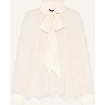 Dámská halenka Oui Dámská Hlavová Blůza Z Krajky, krémová, 42