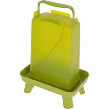 Chov hospodářského zvířete KERBL klobouková napáječka obdélníková pro drůbež s nožičkami b.zelená 5,5ltr - doprava zdarma od 2 000 Kč