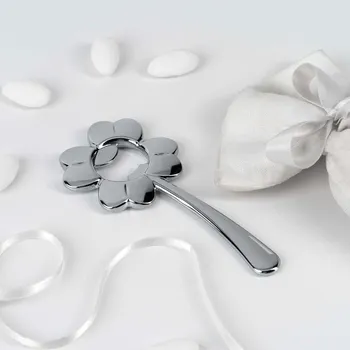 Otvírák BUGATTI Quadrifoglio – chromovaný otvírák na láhve, stříbrný