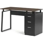 Kancelářský stůl Autronic Kancelářský stůl 120x60cm, melamin, ořech, APC-3218 OAK