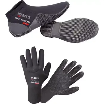 Ploutve Mares Set pro otužilce EQUATOR 2mm + FLEXA 3mm 10 (44/45) XXL