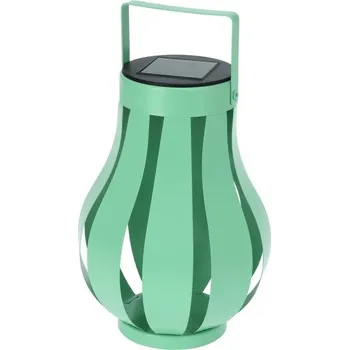Lucerna PROGARDEN Solární lucerna LED 19 cm zelená KO-AF5000800zele
