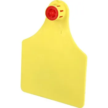 Značení hospodářského zvířete Ušní terč FlexoPlus velký dvojitý žlutý - doprava zdarma od 2 000 Kč