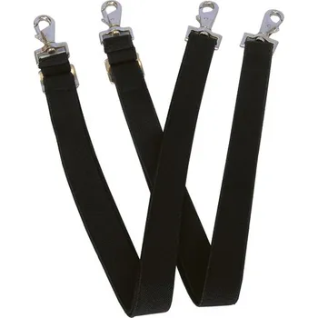 Deka pro koně Elastické zapínací popruhy stavitelné pro deky koní černé